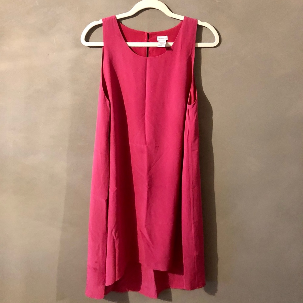 Bright pink dress
